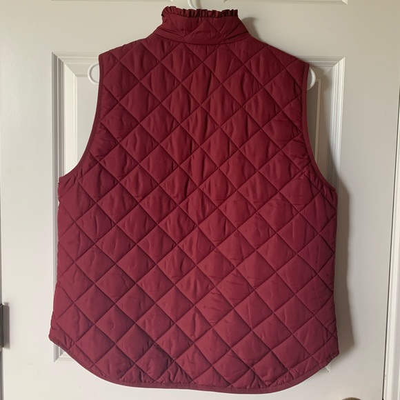 J Crew Mercantile quilted puffer vest - Picture 2 of 4